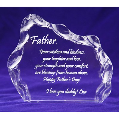 Fathers Day Iceberg Plaque