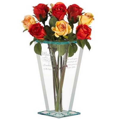 Mothers Love Personalized Glass Vase