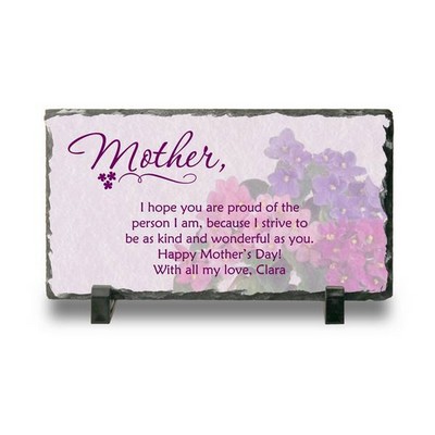 Personalized Slate Plaque for Mother
