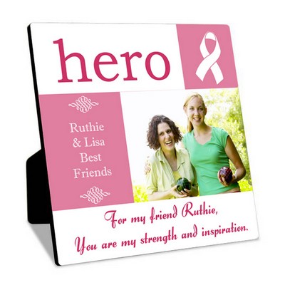 Breast Cancer Hero Personalized Photo Panel