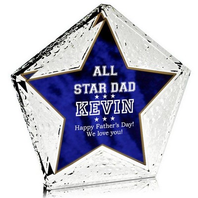 All Star Dad Personalized Acrylic Plaque
