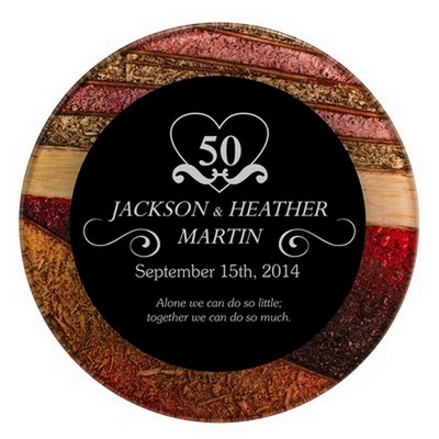 Personalized 50th Royal Anniversary Plaque