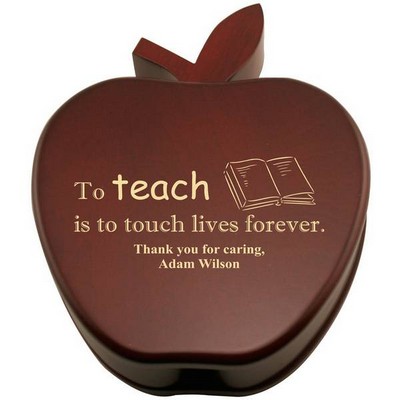 Special Teacher Apple Keepsake Box