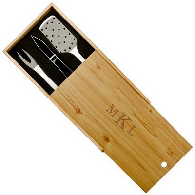 Personalized Monogrammed Barbecue Set