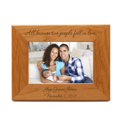 Because We Fell In Love Baby 4x6 Photo Frame