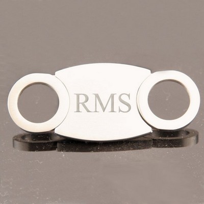 Silver Plated Guillotine Cigar Cutter