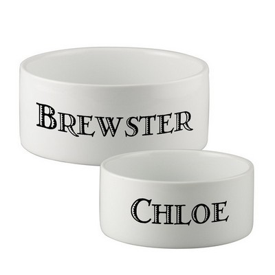 Classic Personalized Pet Bowl