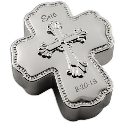 Customized Abbey Silver Musical Cross