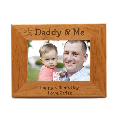 5x7 Daddy and Me Personalized Photo Frame
