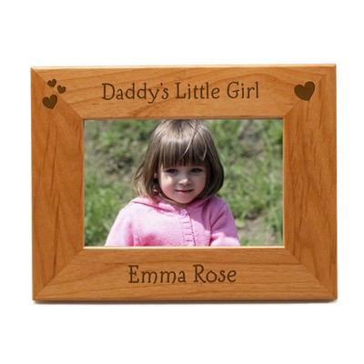 Daddys Little Girl Personalized 4x6 Picture Frame
