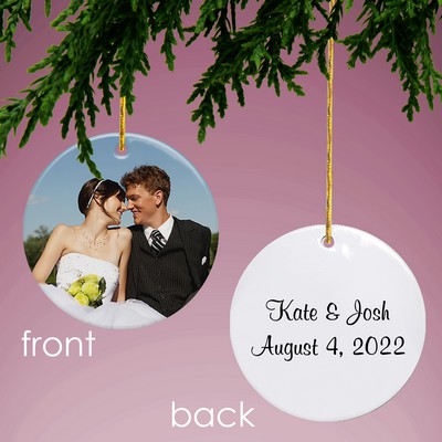 Design Your Own Photo Round Ornament