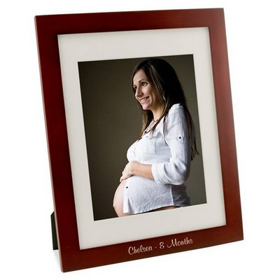Rosewood Photo Frame 8" x 10" with White Matte