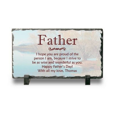 Personalized Slate Desk Plaque for Dad