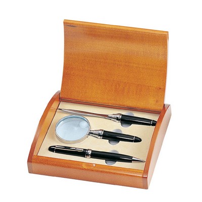 Personalized Executive Pen Magnifier and Letter Opener Mail Accessories Set