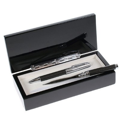 Carbon Fiber Pen and Letter Opener Gift Set