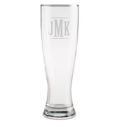 Monogrammed Beer Glass