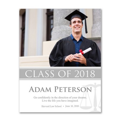 Personalized Law School Graduation 11x14 Photo Print