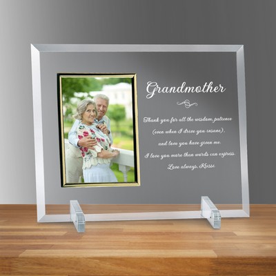 Grandmother Horizontal 4" x 6" Photo frame