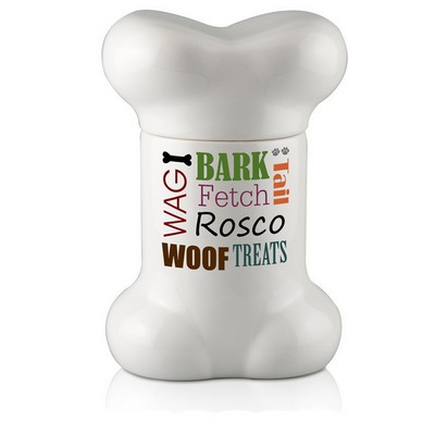 Happy Dog Personalized Treat Jar