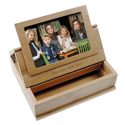 Bamboo Treasure Box and Picture Frame