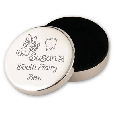 Silver Plated Tooth Fairy Box