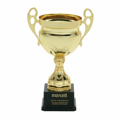 Lombardi Personalized Gold Metal Cup