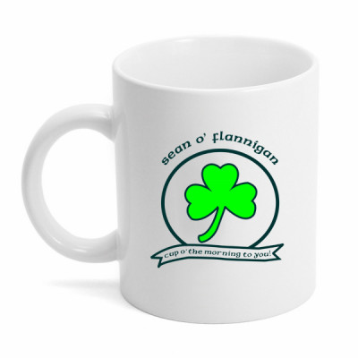 Morning Cup Personalized Irish Coffee Mug