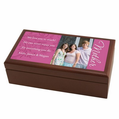 Mothers Photo Personalized Keepsake Box