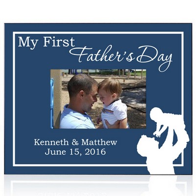 My First Fathers Day Personalized Picture Frame