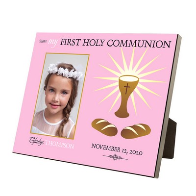 My First Holy Communion Personalized 4x6 Picture Frame for Girls