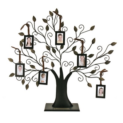 Family Tree with 6 Hanging Frames