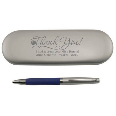 Thank You Teacher Pen in Aluminum Case