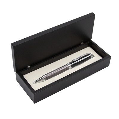 Personalized Carbon Fiber Finish Executive Pen in Wooden Box