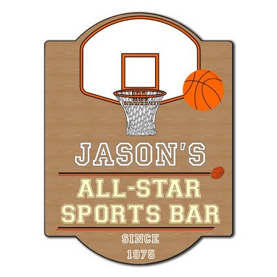 Personalized Basketball Sign