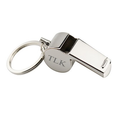 Personalized Coach Whistle Key Chain