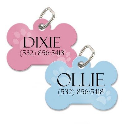 Personalized Dog Bone Pet Collar Tag