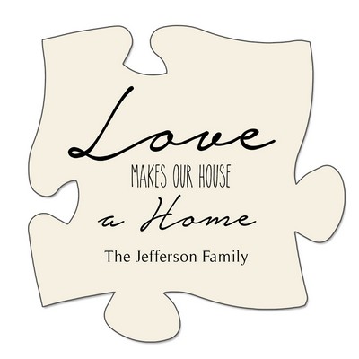 Personalized Family Puzzle Wall Plaque