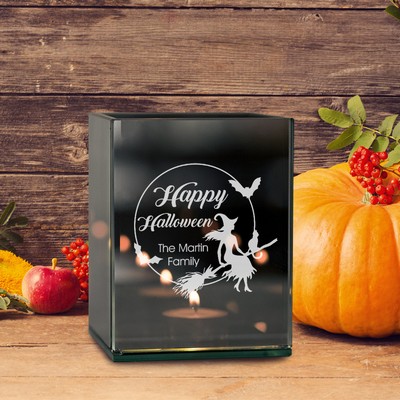 Personalized Halloween Tea Light Candle Holder