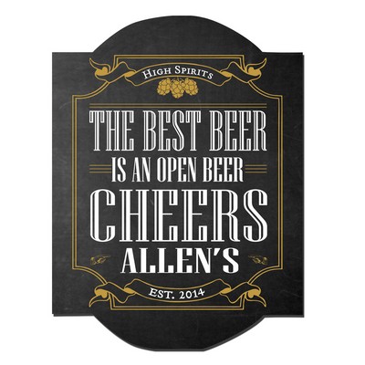 Personalized High Spirits Pub Sign