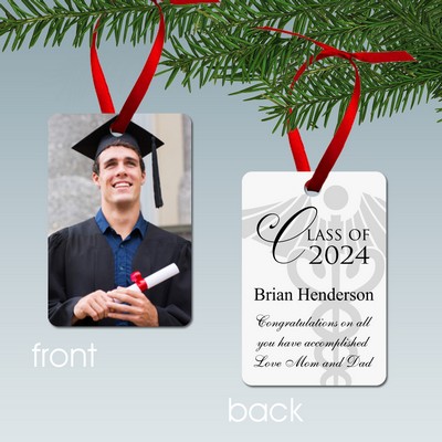 Personalized Medical School New Doctor Graduate Photo Ornament