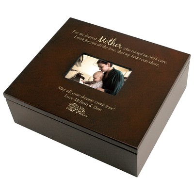 Personalized Mothers Love Treasure Box with Frame