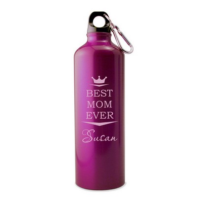 Personalized Pink Water Bottle for Mom