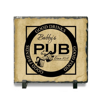 Personalized Pub Sign Ceramic Slate Plaque