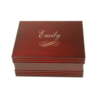 Personalized Rosewood Box for Her