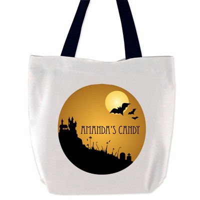 Personalized Spooky House Treat Bag
