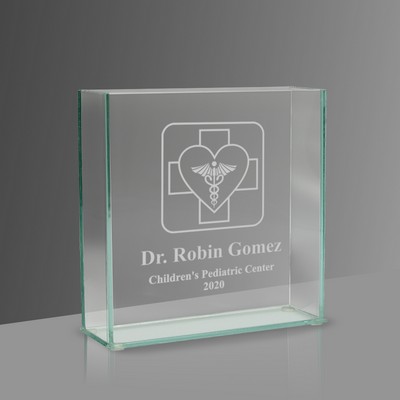 Personalized Glass Vase for Doctors