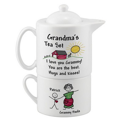Personalized Tea Set for Grandma
