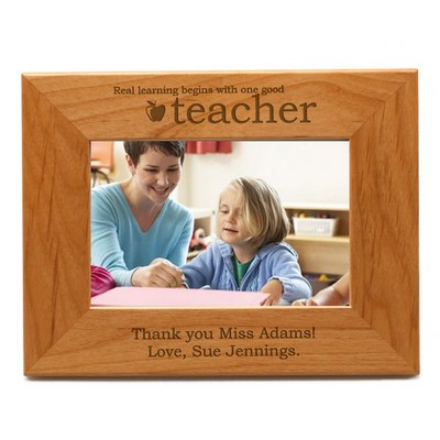 Personalized Teacher Wood Photo Frame
