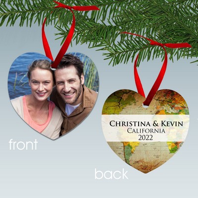 Personalized Travelers Photo Ornament