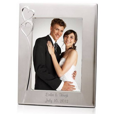 Personalized Wedding Romance Silver 8x10 Picture Frame